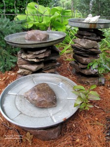 Stacked Stone Birdbaths https://lolajack-global.jp.net/its-all-about-the-birds-birdfeeders-birdbaths-and-birdhouses-in-our-garden/