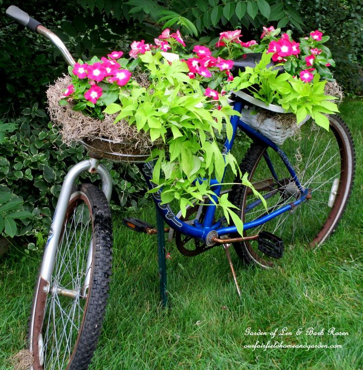 Bike Planter https://lolajack-global.jp.net/diy-project-my-bicycle-planter/