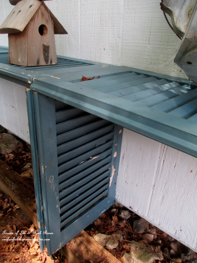 Shutter Potting Bench