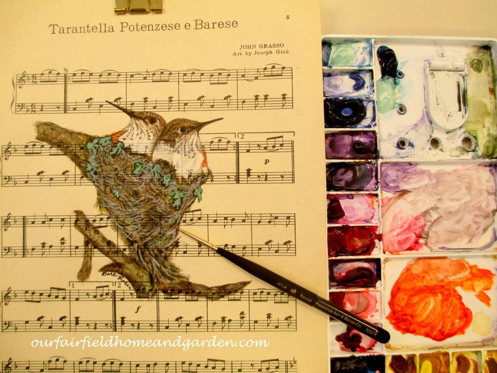 Baby Hummingbirds http://ourfairfieldhomeandgarden.bigcartel.com/