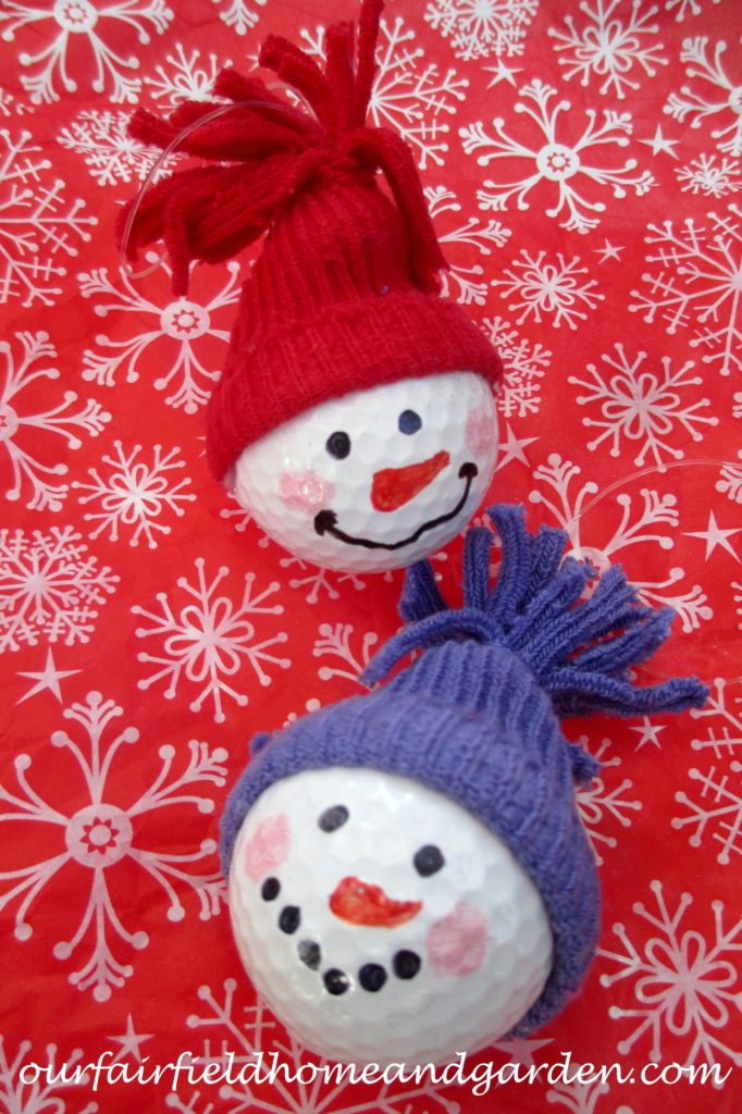 Snowman Ornaments ~ from golf balls! https://lolajack-global.jp.net/snowman-ornaments-from-golfballs/
